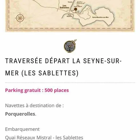 Sablettes Vue 100 Metres De La Apartamento *